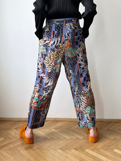 KENZO jungle rayon pants