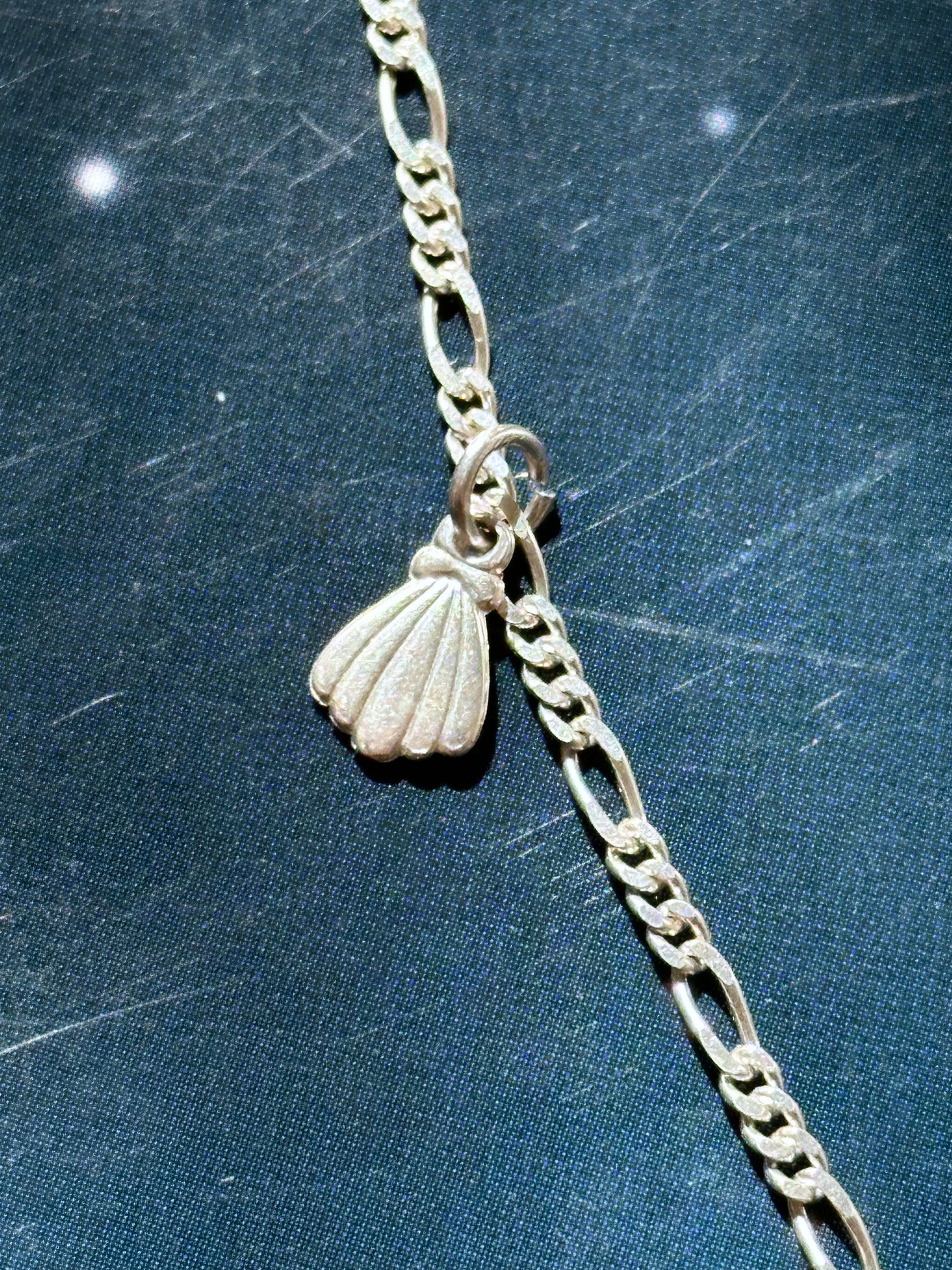 925 silver anklets - shell