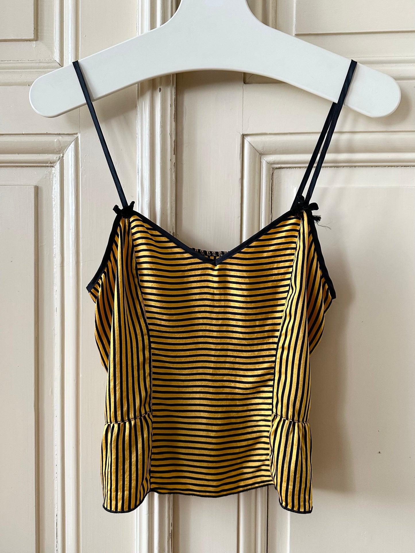 80s silk camisole made in France