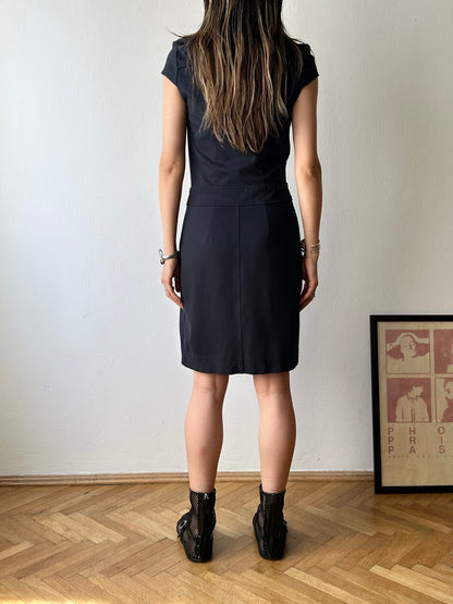 SPORTMAX CODE nylon silk jumper dress