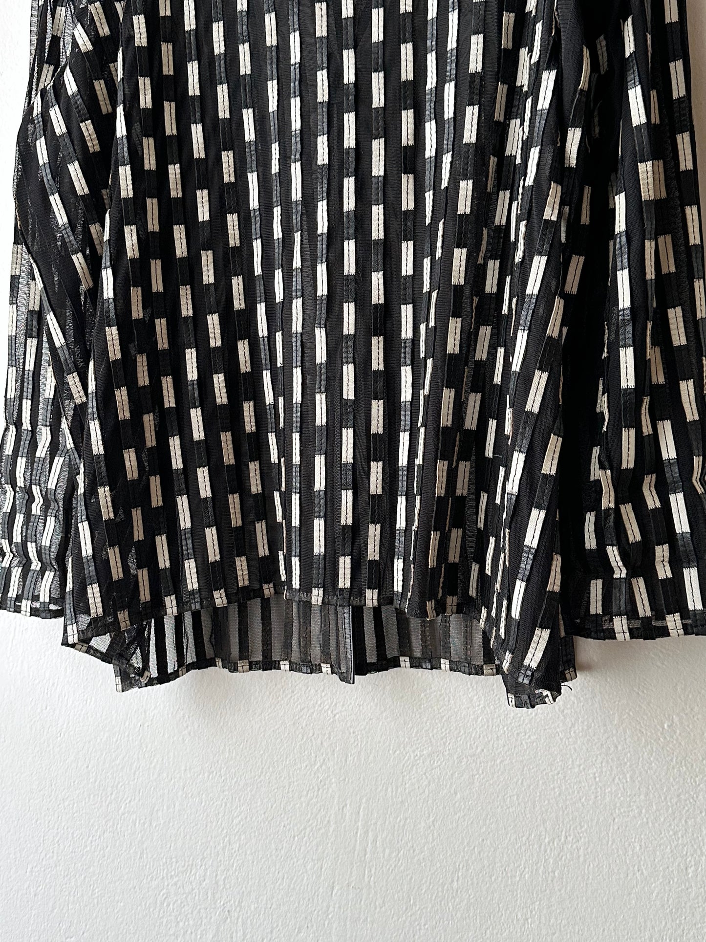 Othello leather mesh jacket