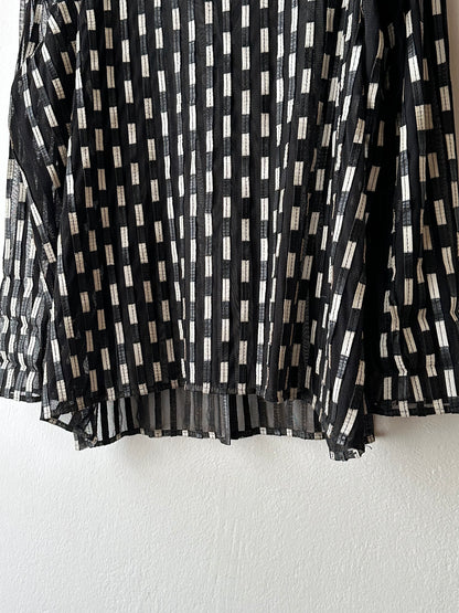 Othello leather mesh jacket