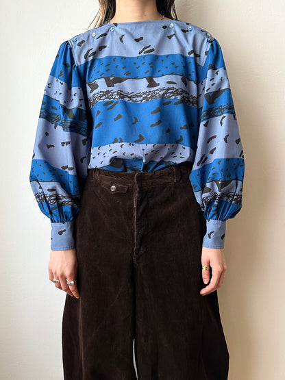 Peterpan tie blouse made in France