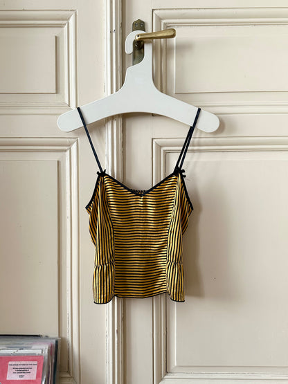 80s silk camisole made in France