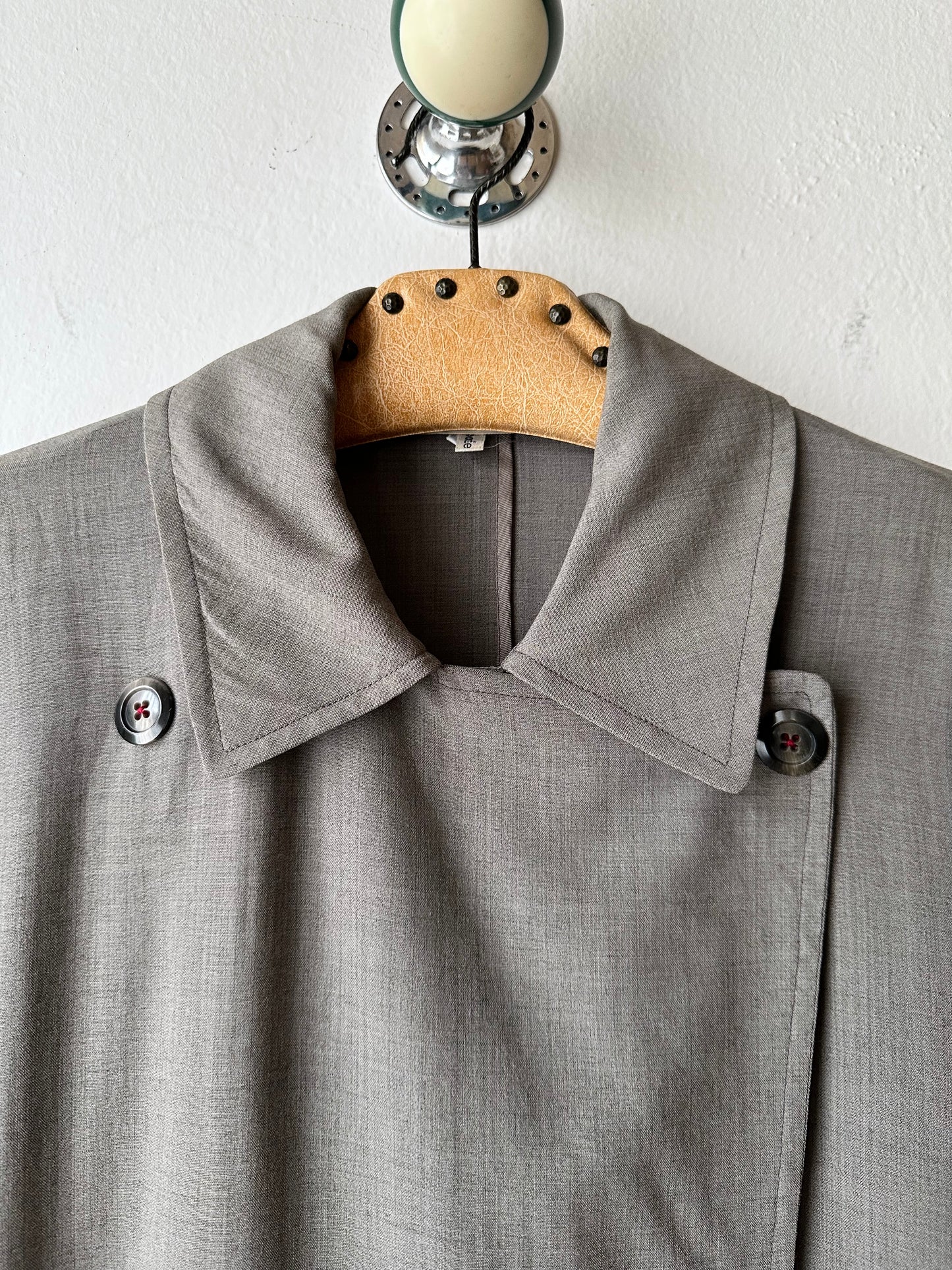 1991' Katharine Hamnett lana rayon trench jacket