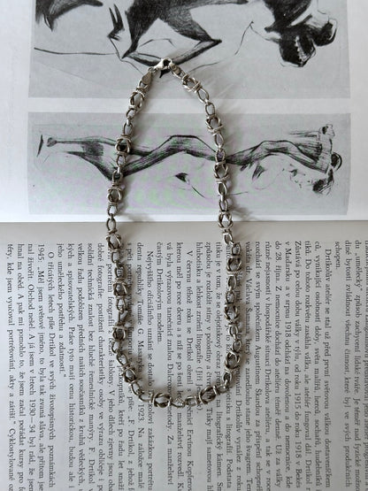 Italy 925 rope knot necklace