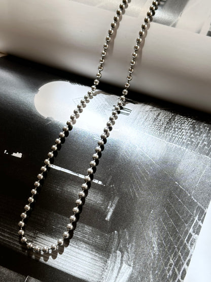 925 ball link necklace