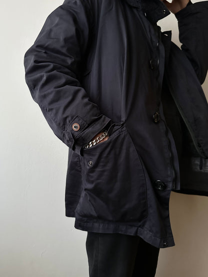 German silver 835 bold curb chain bracelet