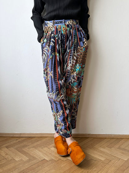KENZO jungle rayon pants