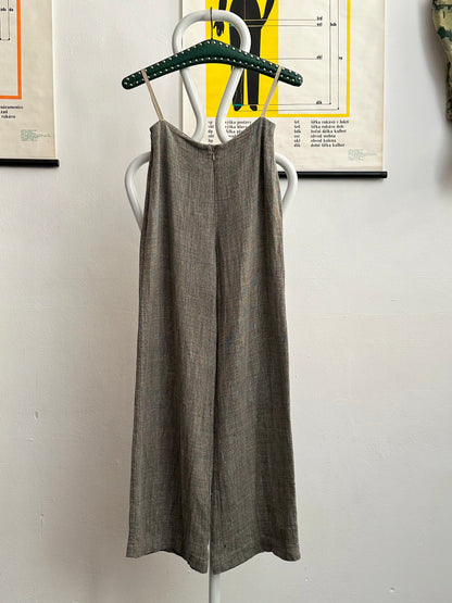 Linen viscose wide pants W29