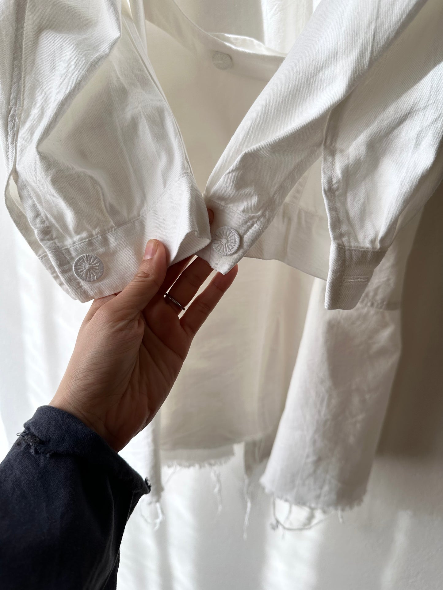 50-60s France shop coat