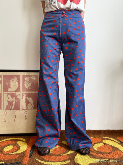 70s heart trouser W25