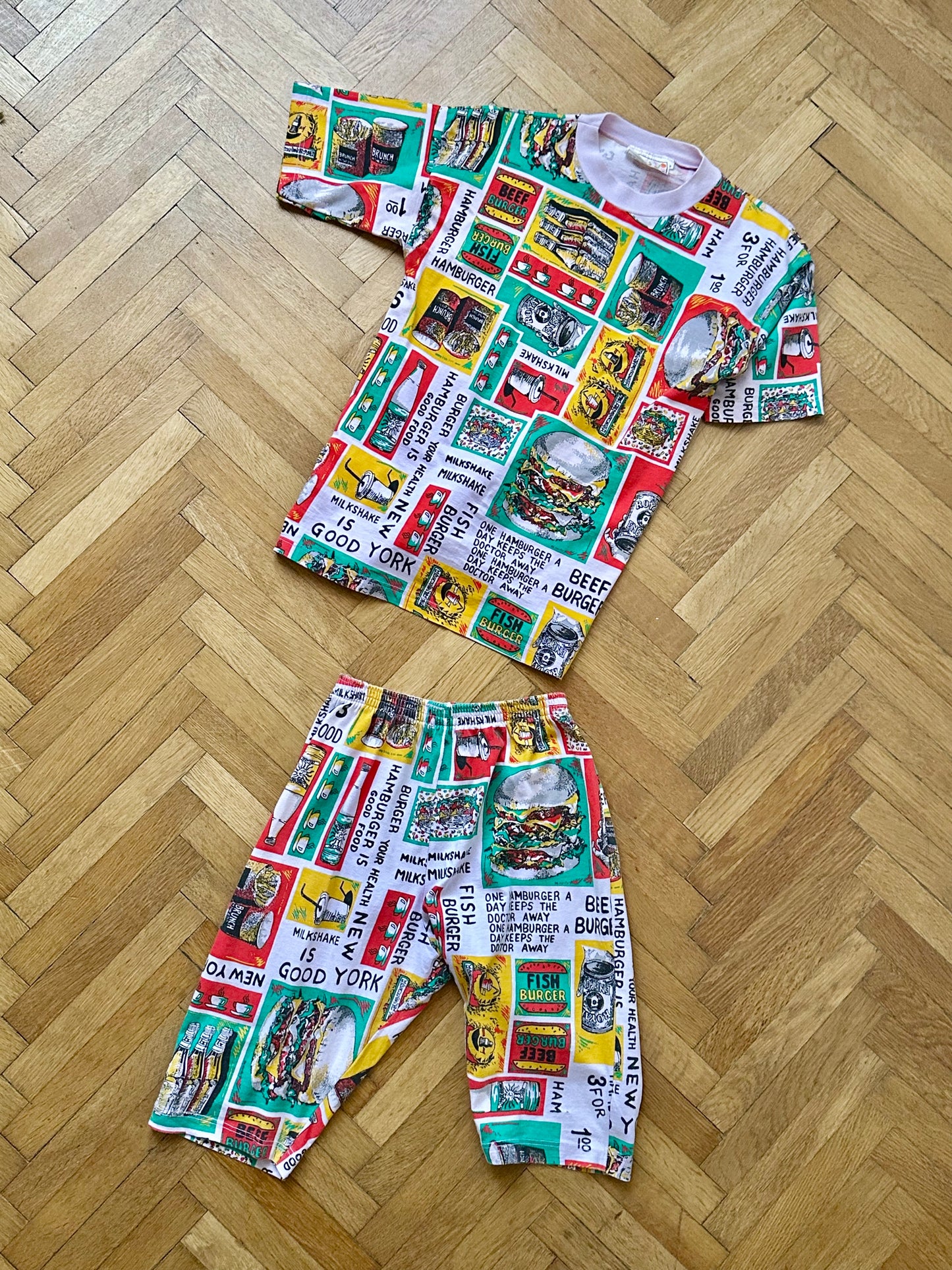 Vintage cotton underwear set