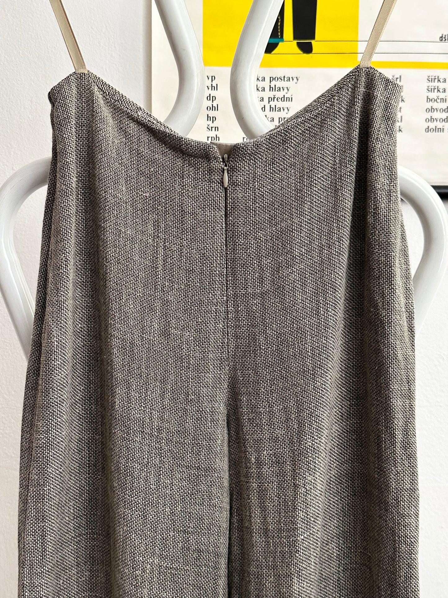 Linen viscose wide pants W29
