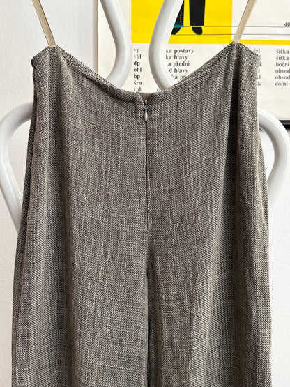 Linen viscose wide pants W29