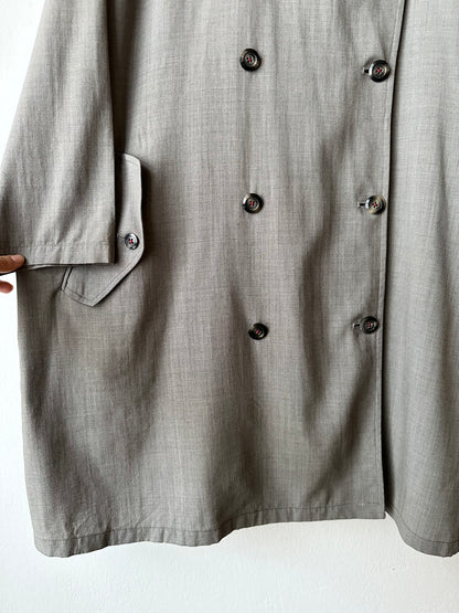 1991' Katharine Hamnett lana rayon trench jacket