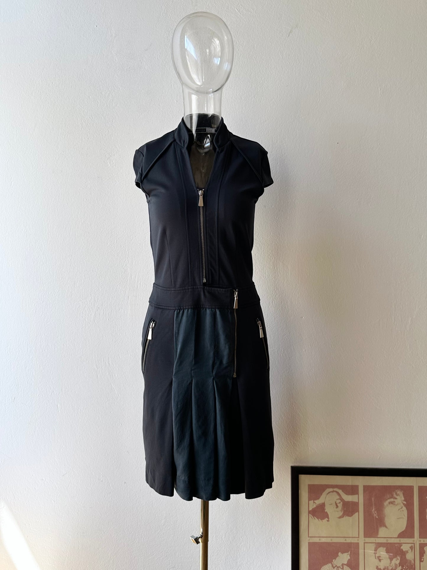 SPORTMAX CODE nylon silk jumper dress