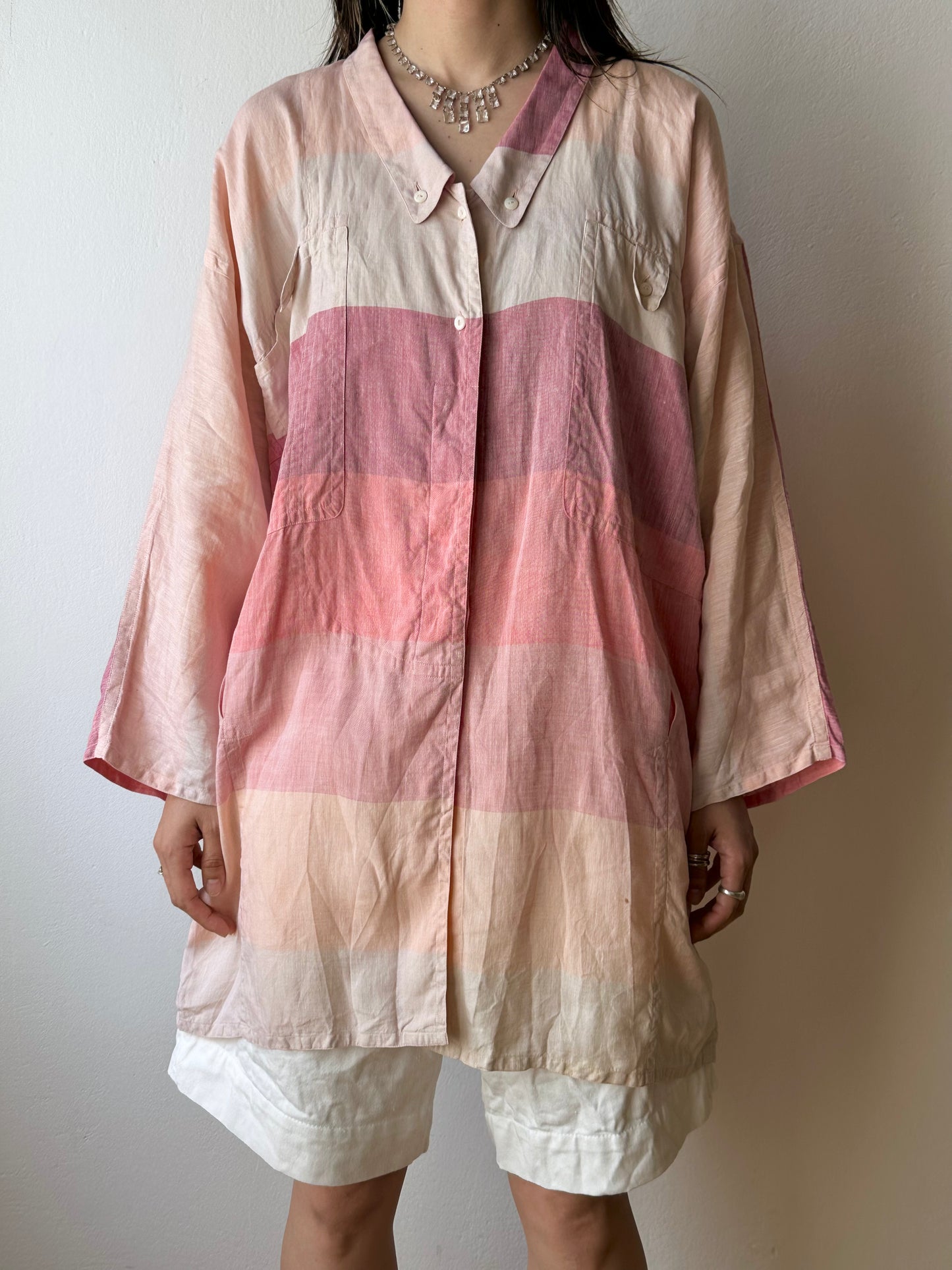 JIL SANDER linen over shirt