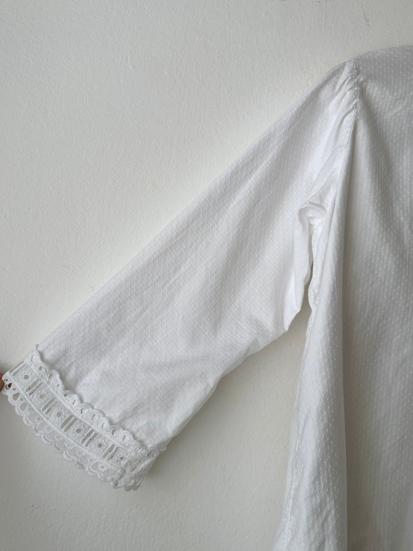 circa 1920s antique cotton blouse