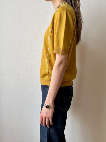 70s Italy golf knit top