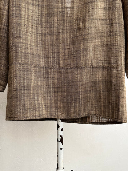 90s linen blend jacket
