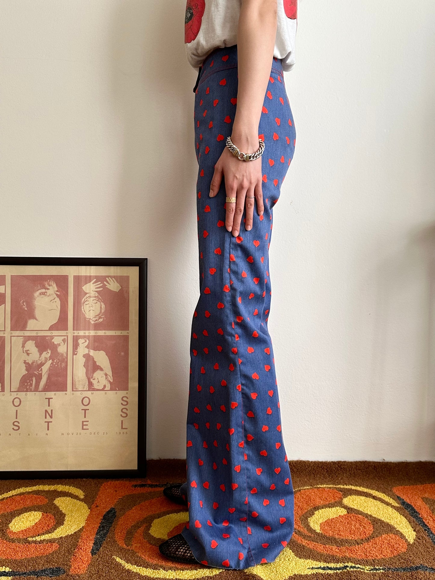 70s heart trouser W25