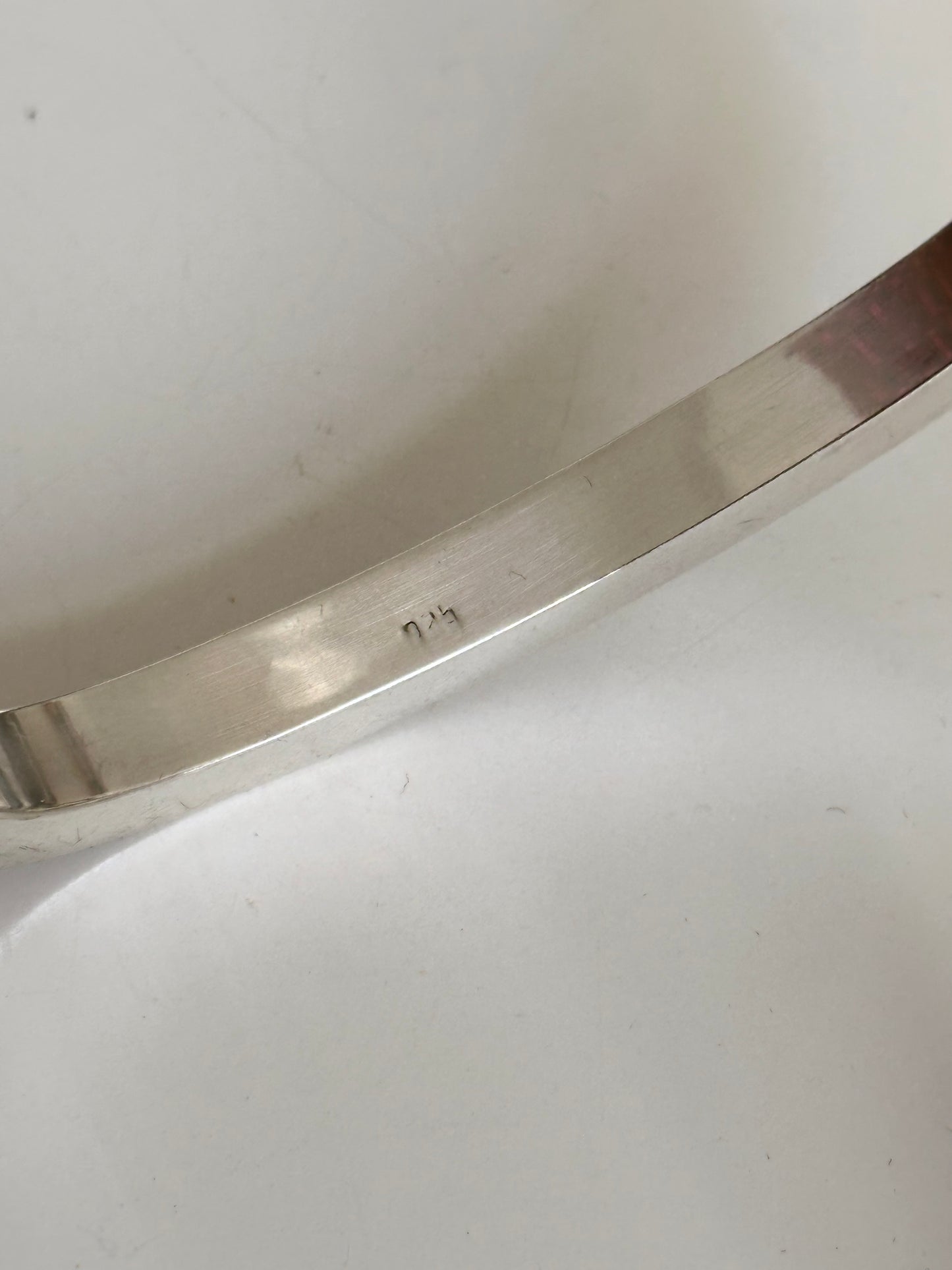Czechoslovakian square pipe bangle