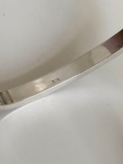 Czechoslovakian square pipe bangle
