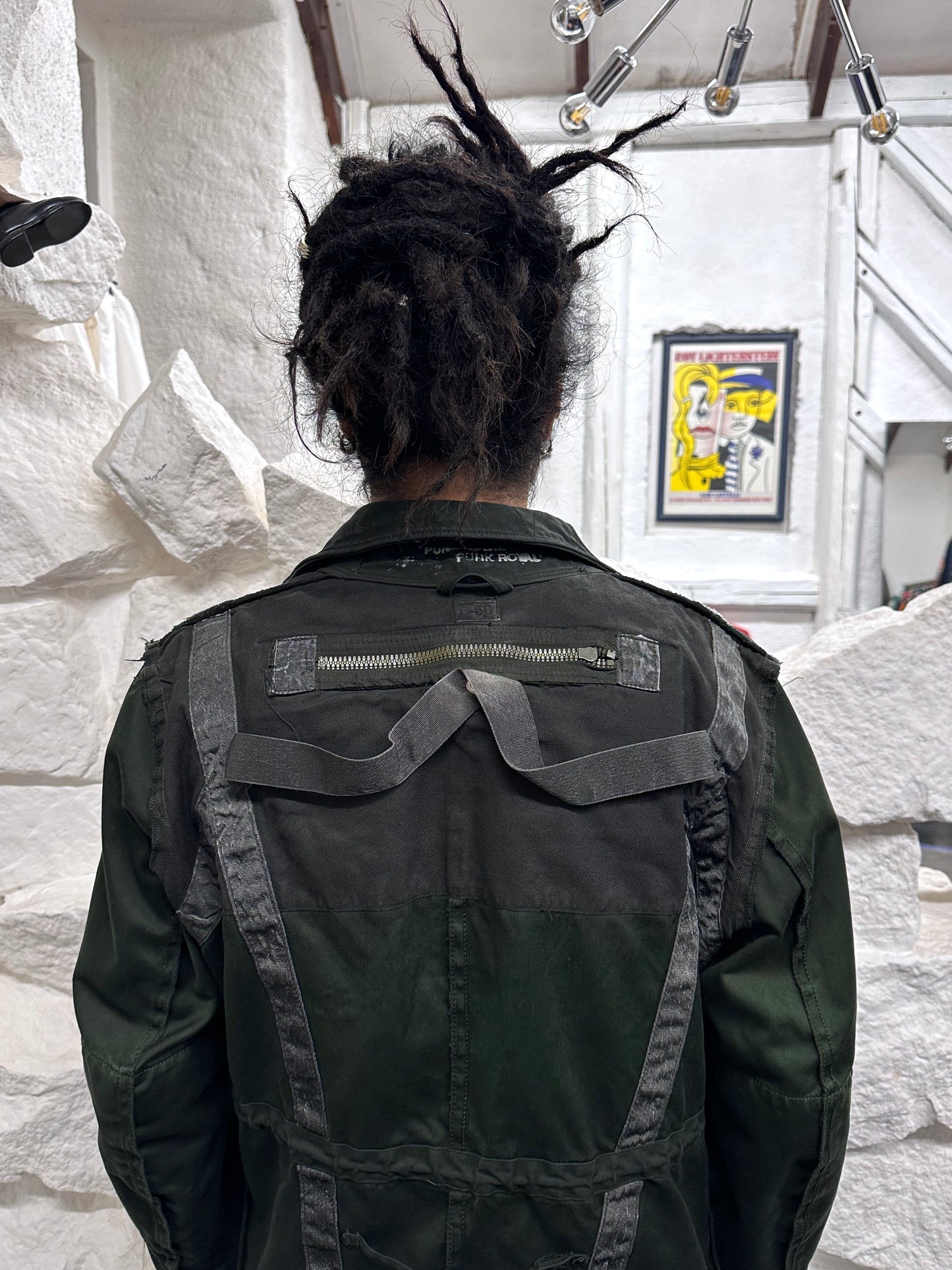 1960-70s Swedish military tanker jacket