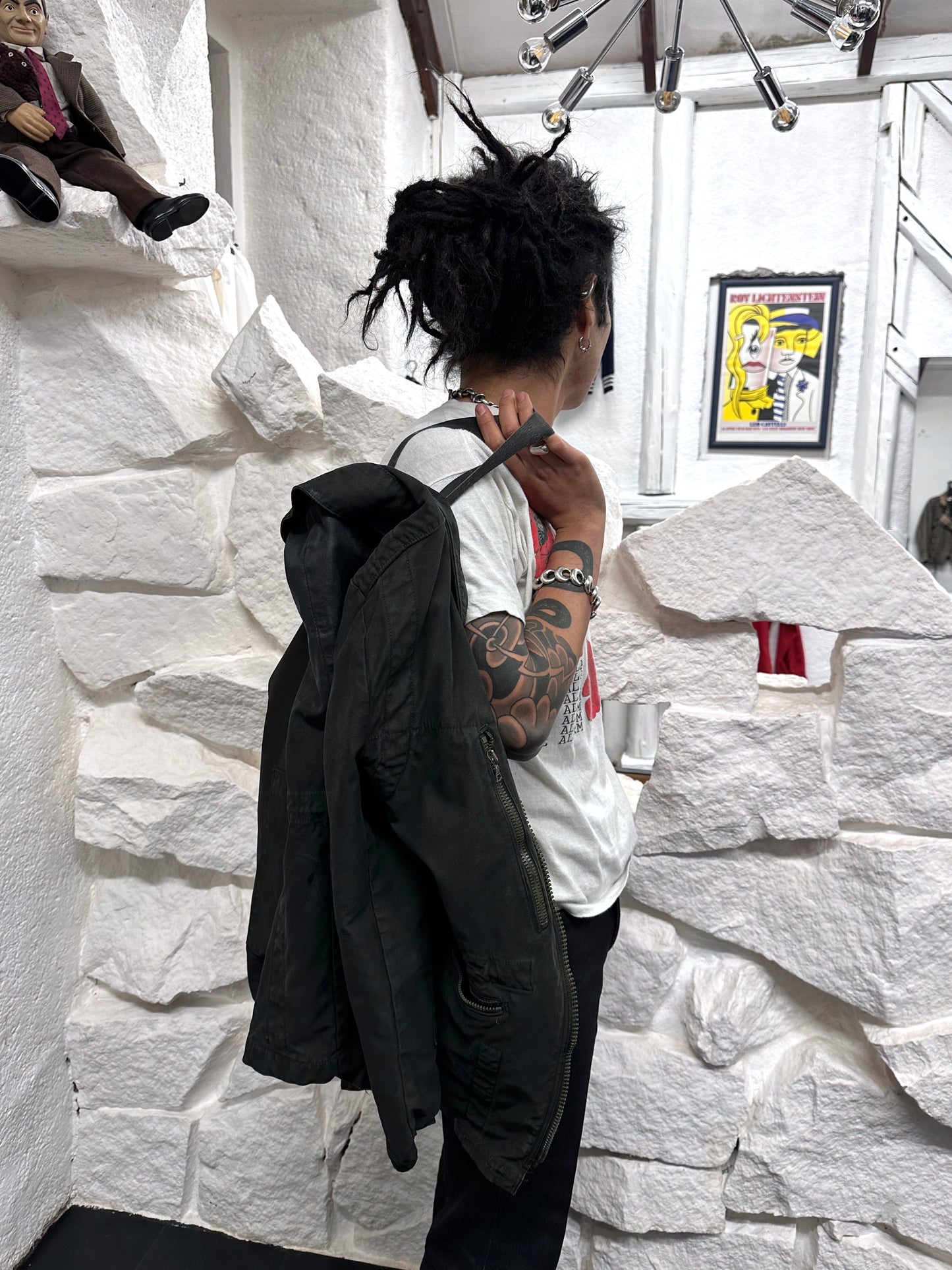 1960-70s Swedish military tanker jacket