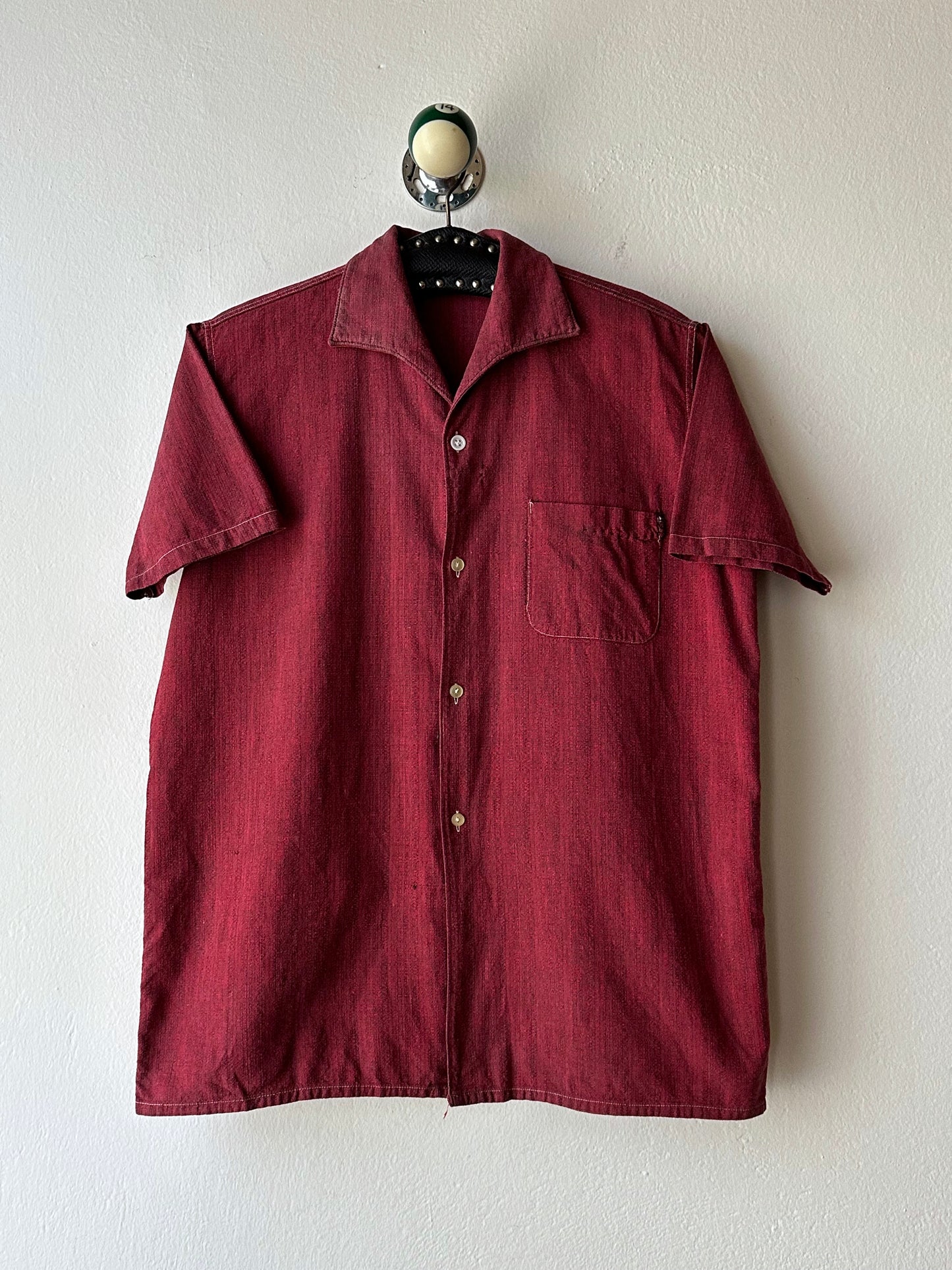 1960s Leisure shirt French 60年代 レジャーシャツ フレンチ フランス買 Toto Praha Vintage clothing shop Antique shop 古着屋 プラハ Showroom appointment Prague ユーロ古着 ヨーロッパ古着 古着卸 ヴィンテージ