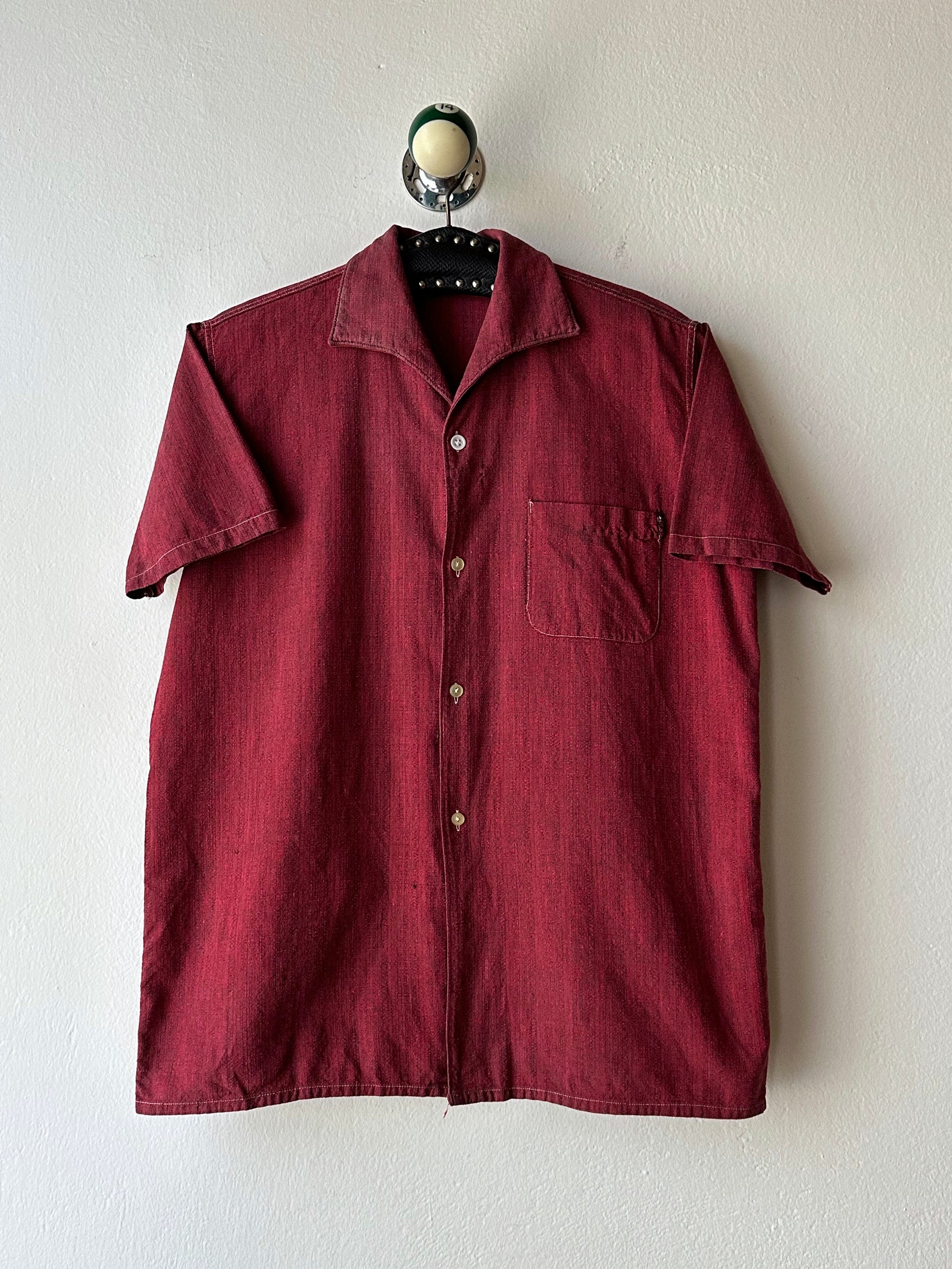 1960s Leisure shirt French 60年代 レジャーシャツ フレンチ フランス買 Toto Praha Vintage clothing shop Antique shop 古着屋 プラハ Showroom appointment Prague ユーロ古着 ヨーロッパ古着 古着卸 ヴィンテージ