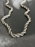 800 silver rope chain necklace