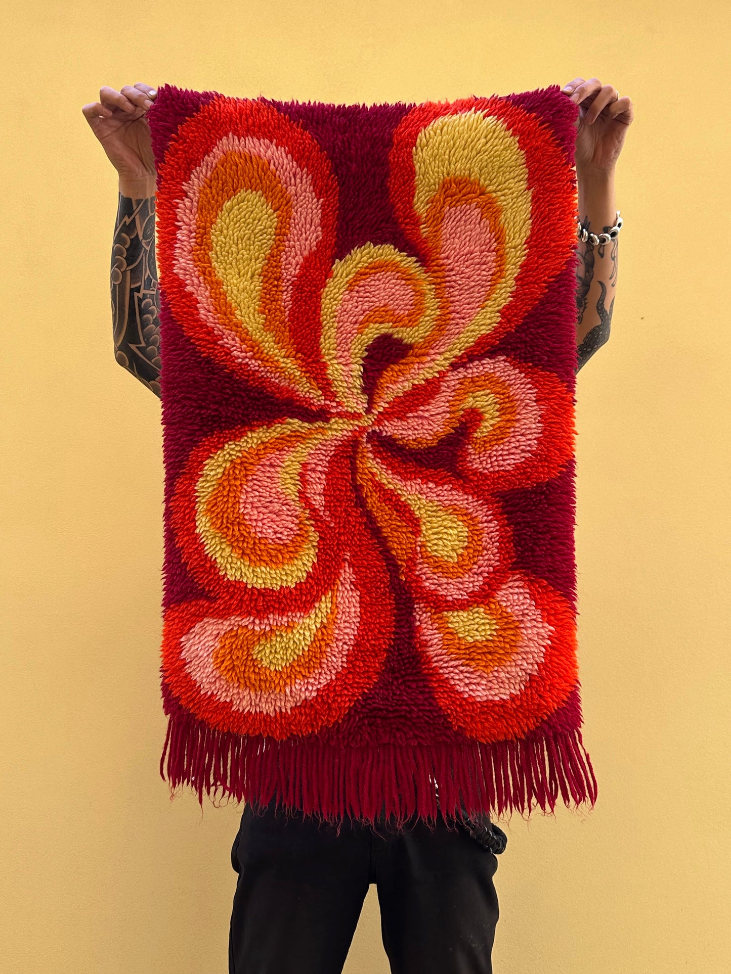 1970s Pile rug