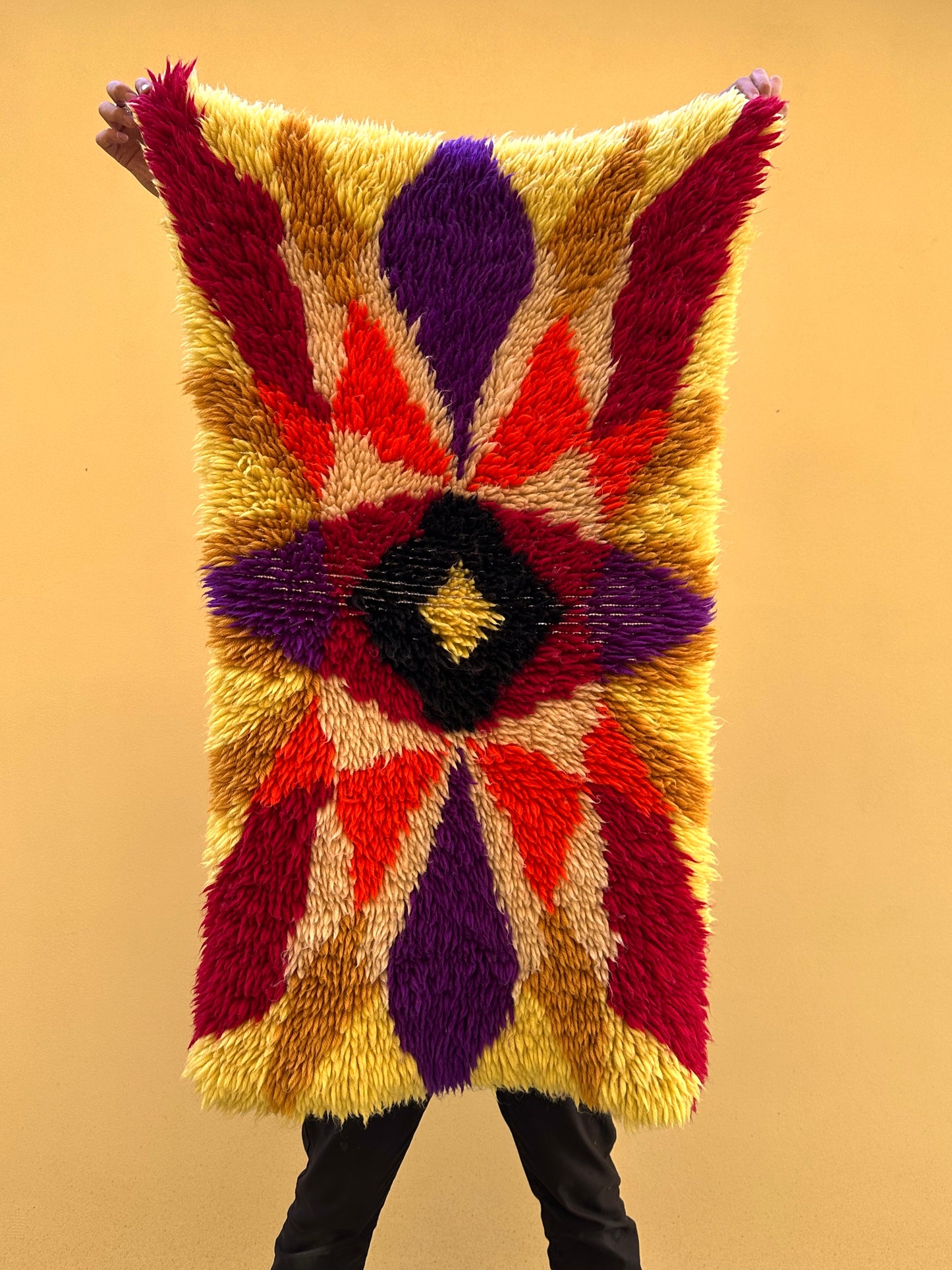 1970s Pile rug