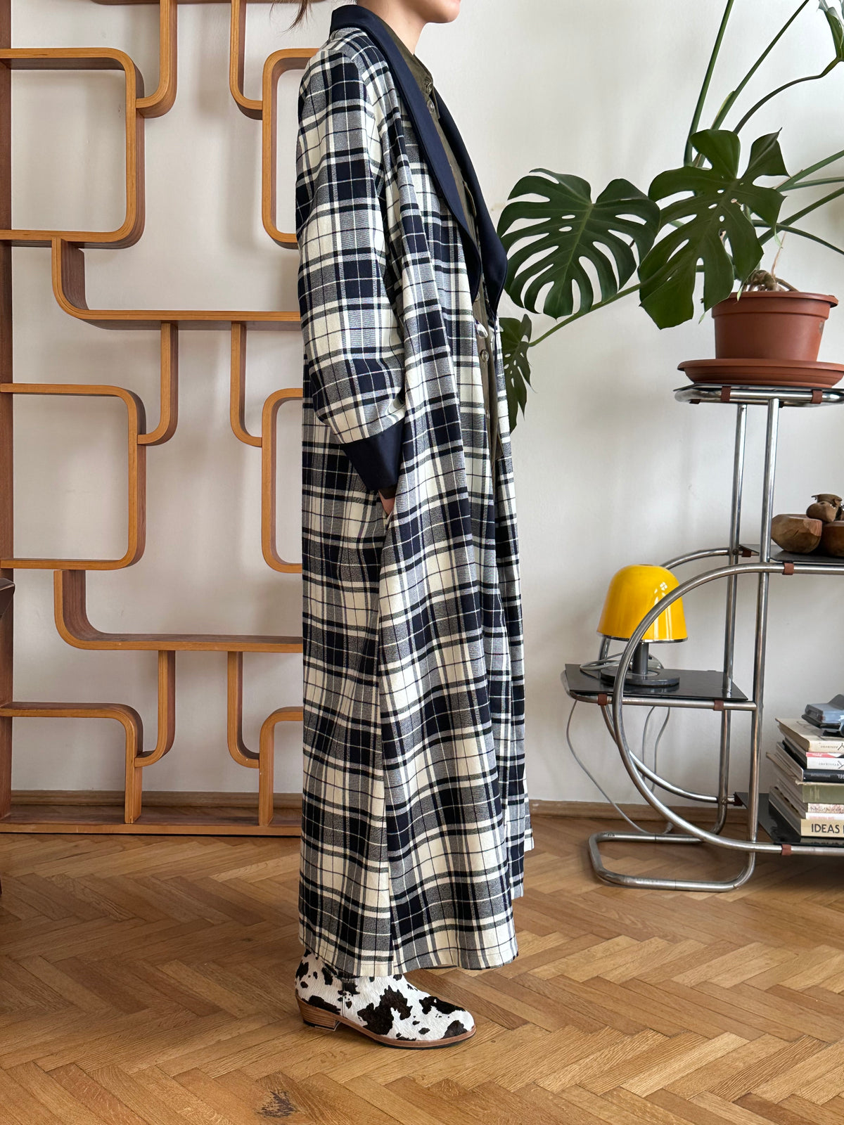 St Michael plaid gown made in UK