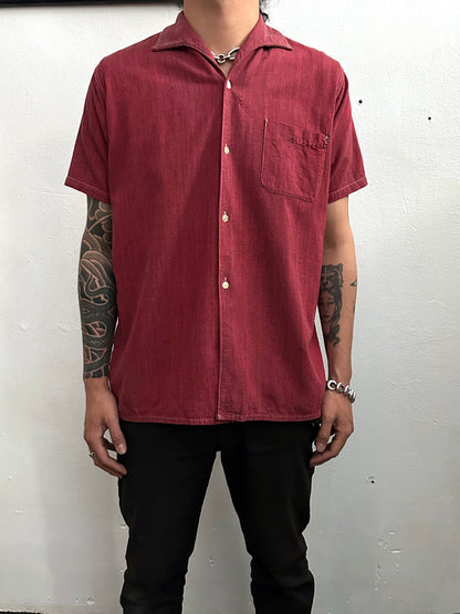 1960s Leisure shirt French 60年代 レジャーシャツ フレンチ フランス買 Toto Praha Vintage clothing shop Antique shop 古着屋 プラハ Showroom appointment Prague ユーロ古着 ヨーロッパ古着 古着卸 ヴィンテージ
