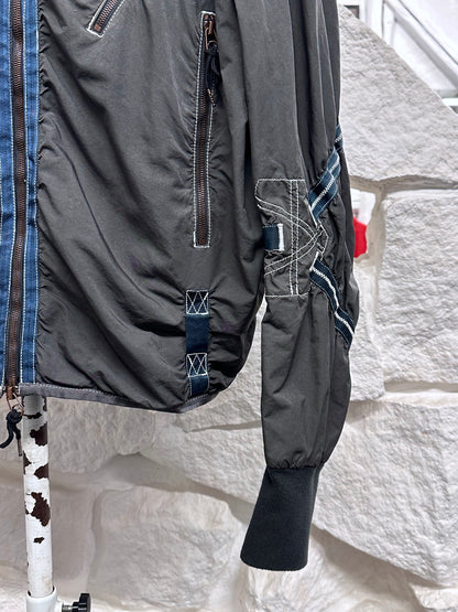 Early 00s JET SET parachute jacket