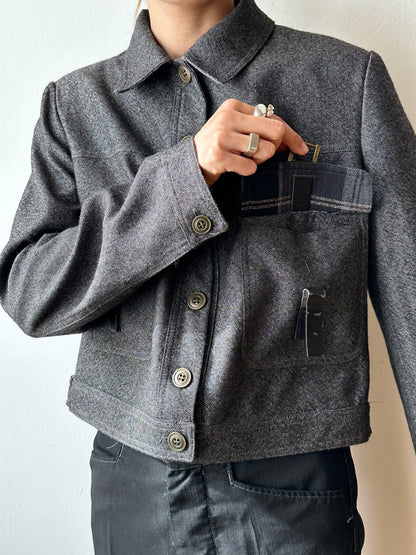 French light wool jacket