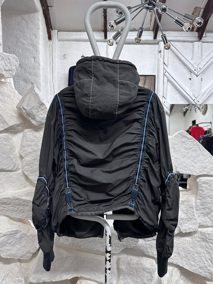Early 00s JET SET parachute jacket