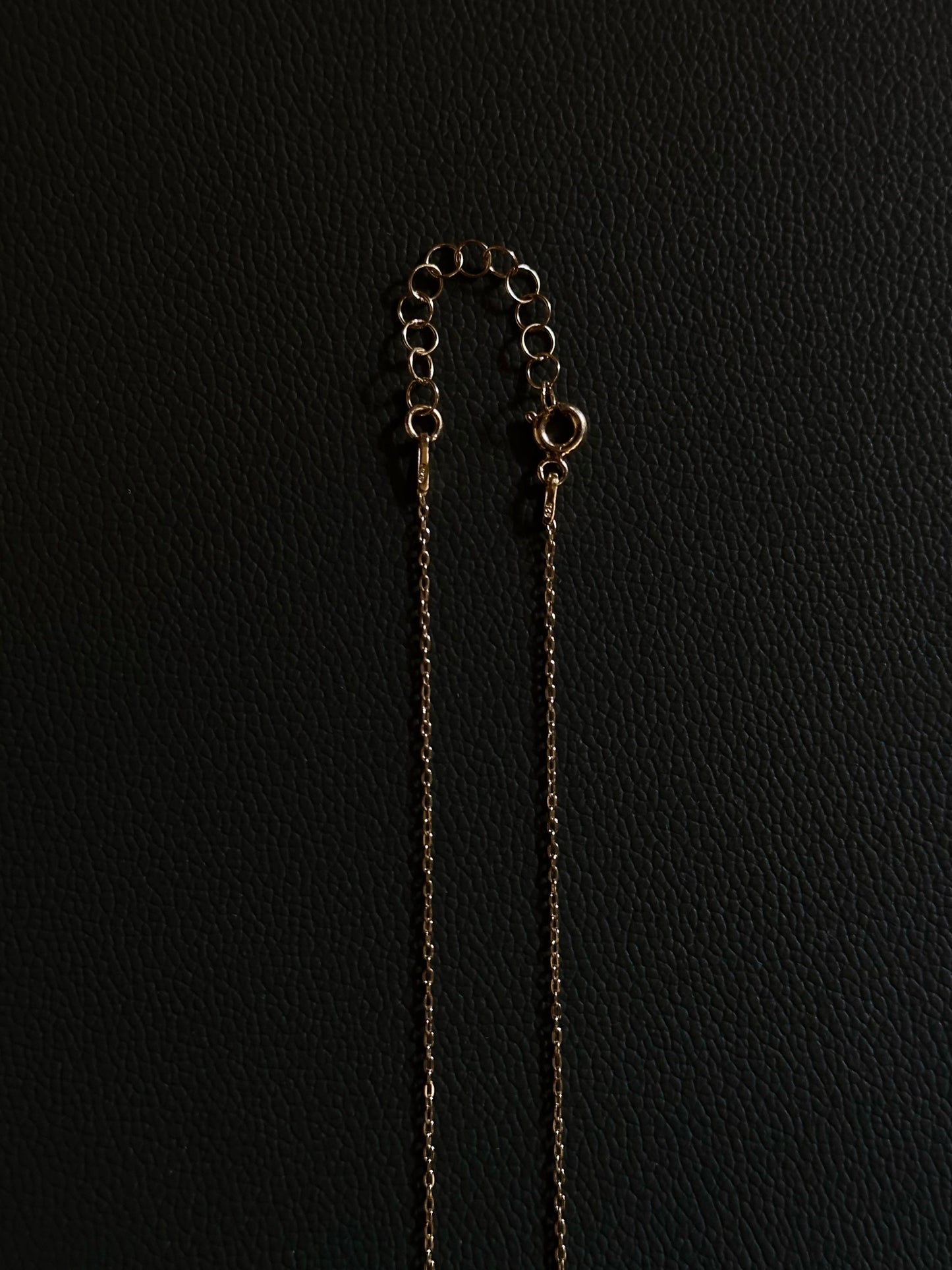 Italy 925 tiny chain necklace - gold micro