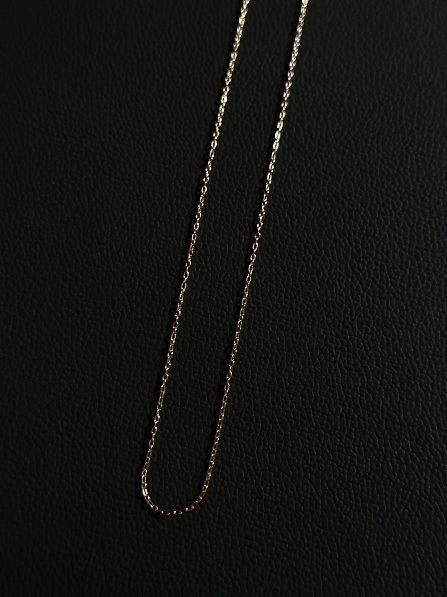Italy 925 tiny chain necklace - gold micro