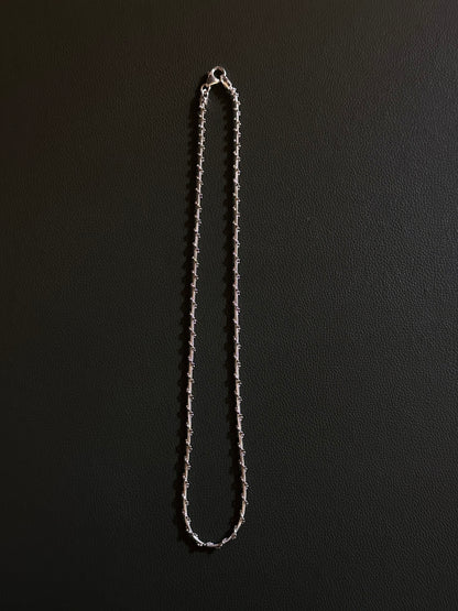 Italy 925 tiny chain necklace - bold twist