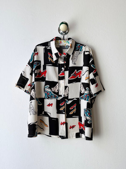 Summer shirt heels print