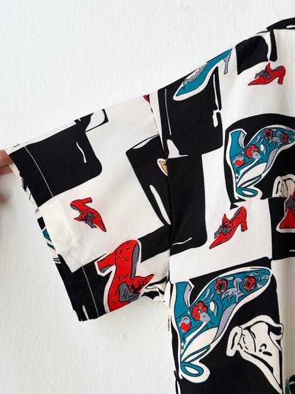 Summer shirt heels print