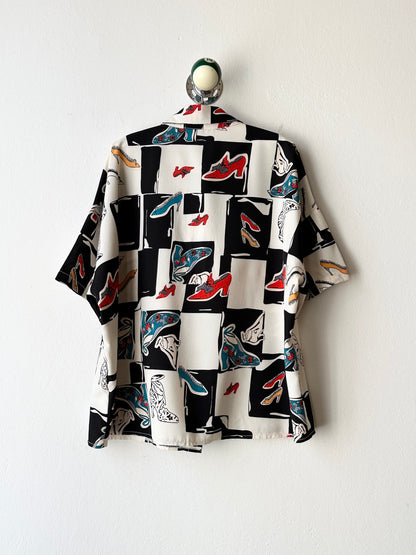Summer shirt heels print