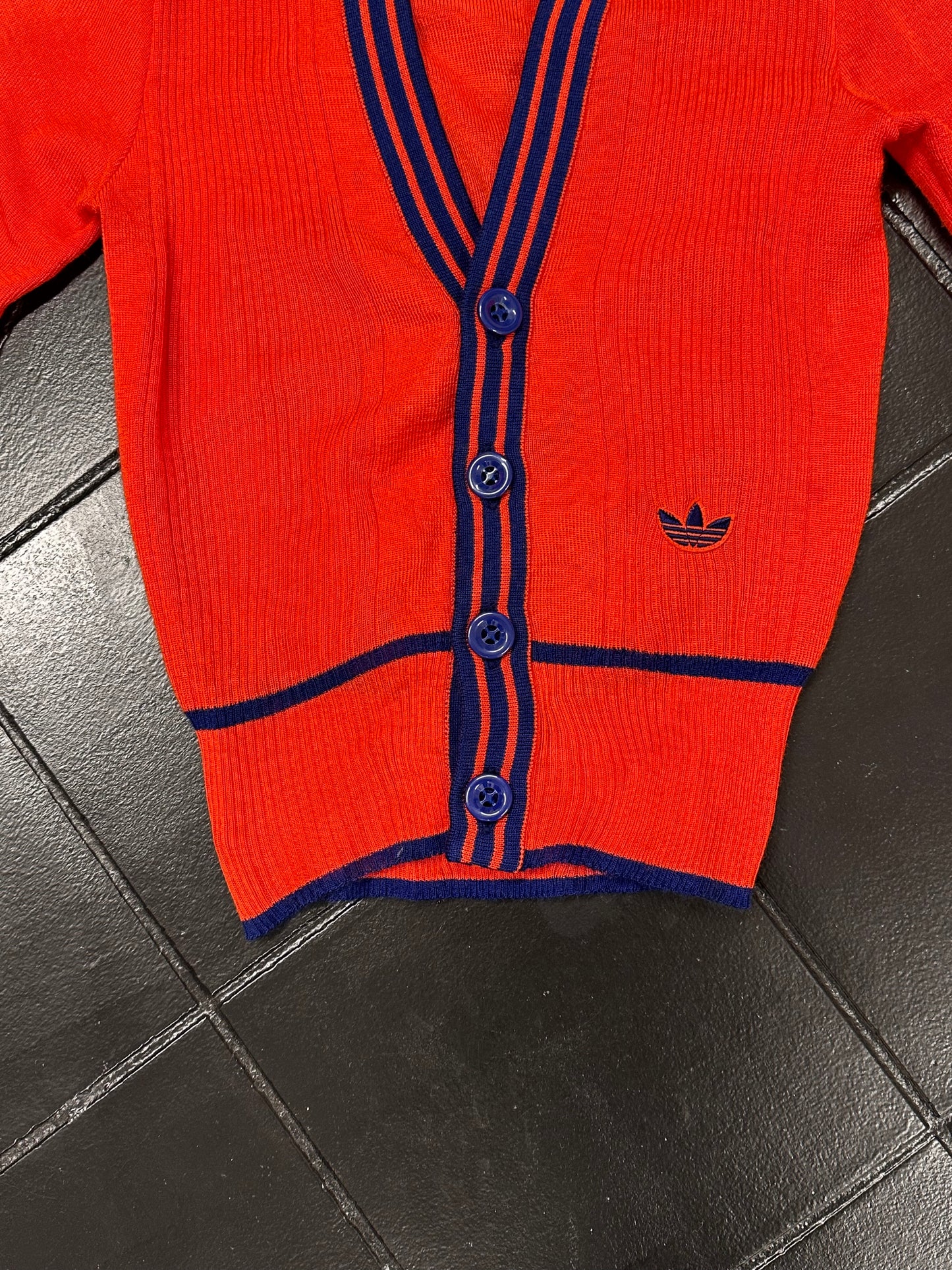 Adidas 1980's Made in W-Germany Vintage TOTO Praha Vintage clothing store cardigan アディダス プラハ 古着屋 ヴィンテージ 西ドイツ製 ユーロ古着 ヨーロッパ古着