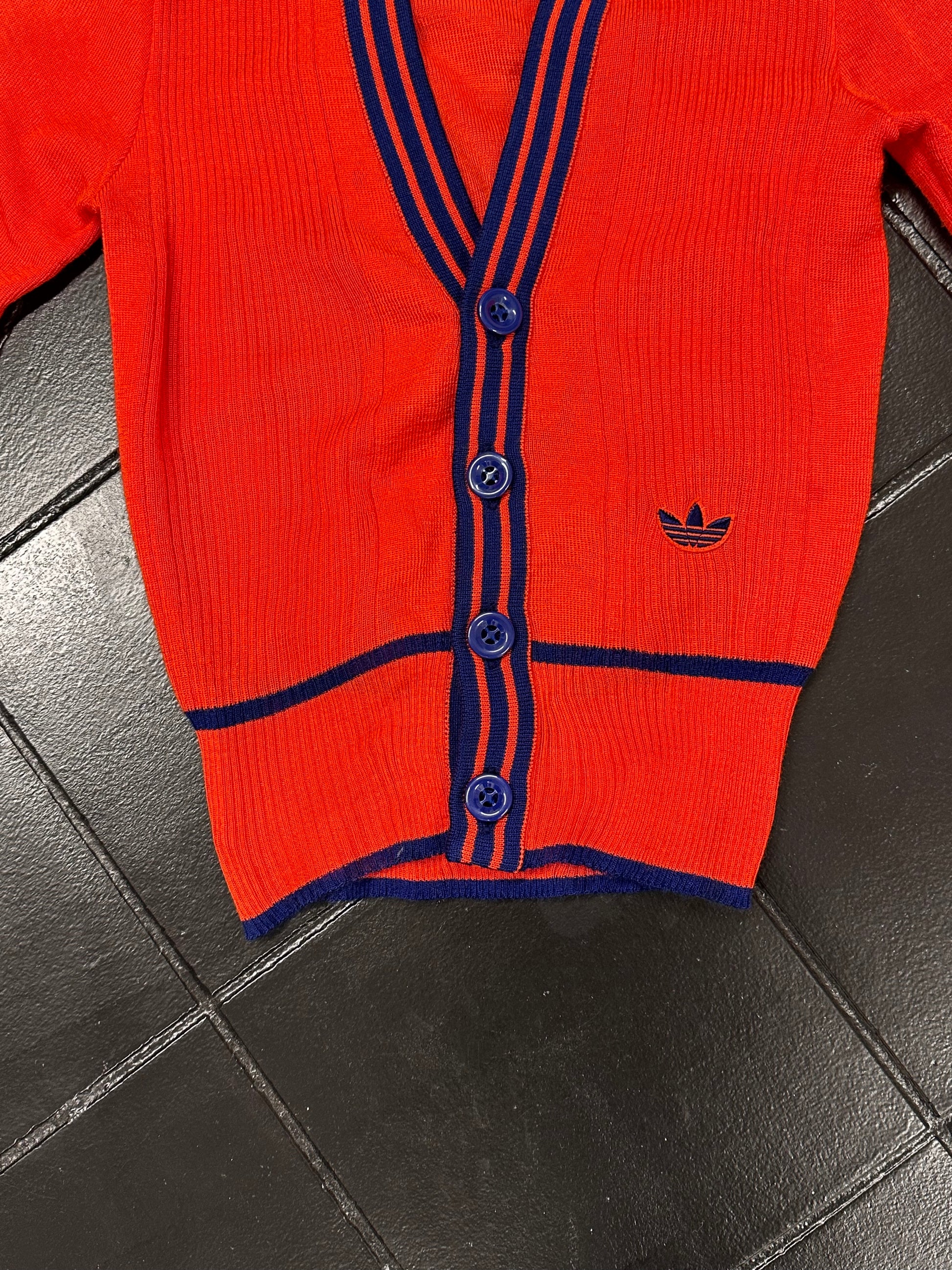 Adidas 1980's Made in W-Germany Vintage TOTO Praha Vintage clothing store cardigan アディダス プラハ 古着屋 ヴィンテージ 西ドイツ製 ユーロ古着 ヨーロッパ古着