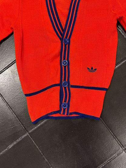 Adidas 1980's Made in W-Germany Vintage TOTO Praha Vintage clothing store cardigan アディダス プラハ 古着屋 ヴィンテージ 西ドイツ製 ユーロ古着 ヨーロッパ古着