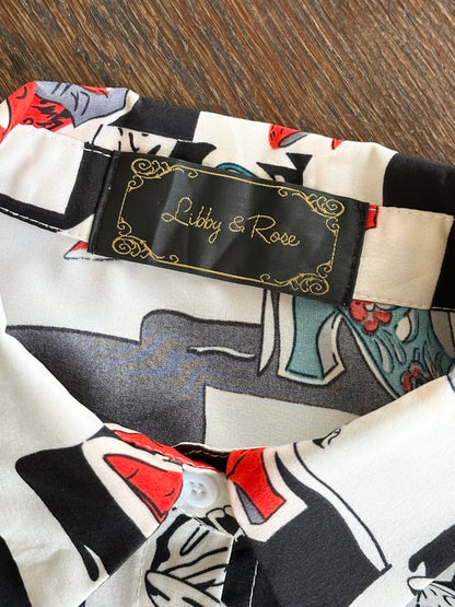 Summer shirt heels print